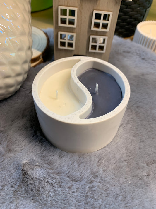 Weihnachtsgeschenk Geschenkidee Nachhaltigkeit Kerze Yin und Yang