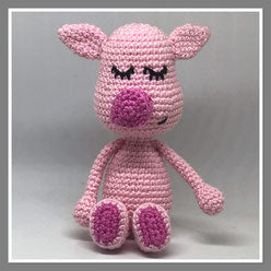 Häkelanleitung  Schweinchen Fridolin Amigurumi