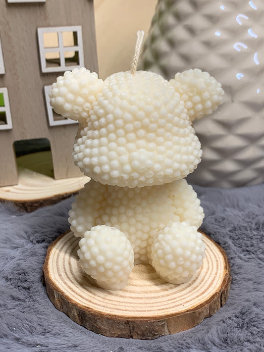 Weihnachtsgeschenk I Geschenkidee I Geschenk für Freundin I Geschenk für Mama I  Kerze Bubble Bär sitzend