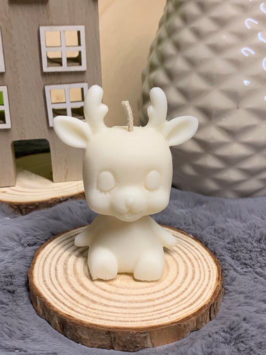 Weihnachtsgeschenk I Geschenkidee I Geschenk für Freundin I Geschenk für Mama I  Kerze Elch sitzend