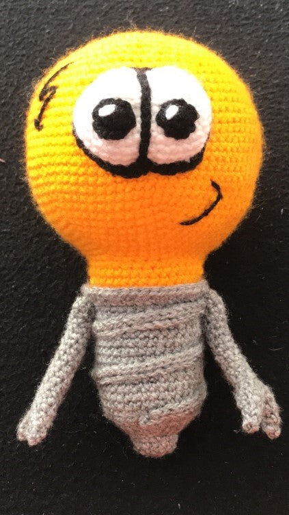 Häkelanleitung  Glühbirne Bombilla Amigurumi